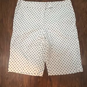 Jones New York White Polka Dot Women's Shorts